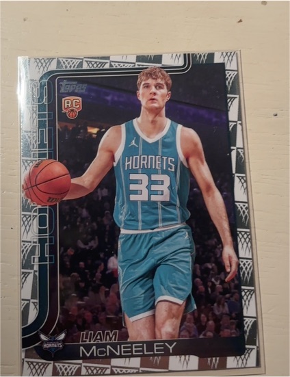 2025-26 Topps Basketball #229 Liam McNeeley — front