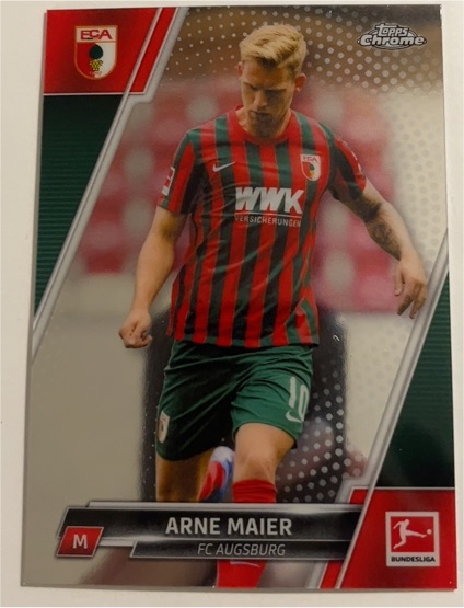 2021-22 Topps Chrome Bundesliga #1 Arne Maier — front