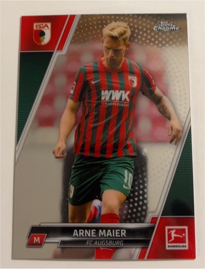 2021-22 Topps Chrome Bundesliga #1 Arne Maier — front