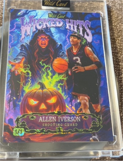 2025 Wild Card Wicked Hits #Allen Iverson — front