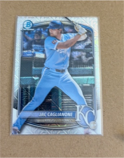 2025 Bowman Chrome #BCP-154 Jac Caglianone — front