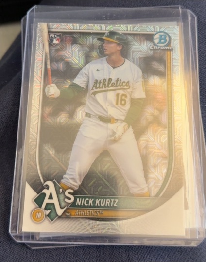 2025 Bowman Chrome #93 Nick Kurtz — front
