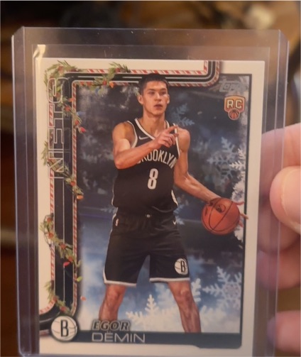 2025-26 Topps #208 Egor Demin — front