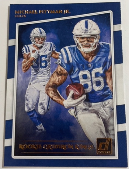 2020 Donruss #RGK-MPJ Michael Pittman Jr. Rookie Gridiron Kings — front