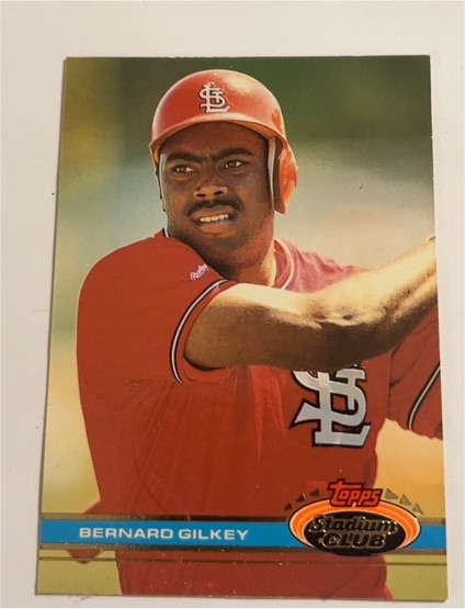 1991 Topps Stadium Club #402 Bernard Gilkey — front