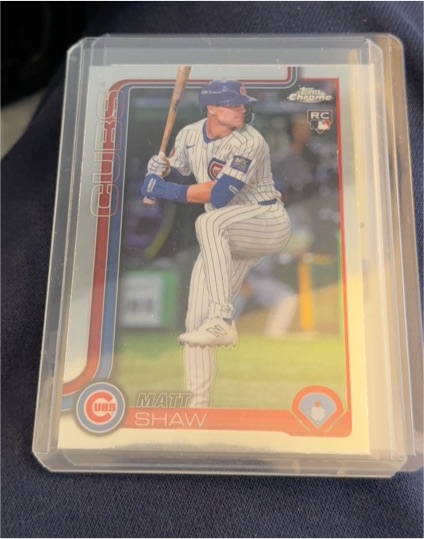 2025 Topps Chrome #219 Matt Shaw — front