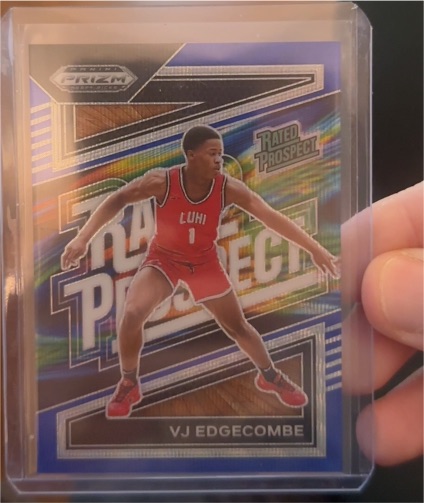 2024 Panini Prizm Draft Picks #17 VJ Edgecombe Rated Prospect — front