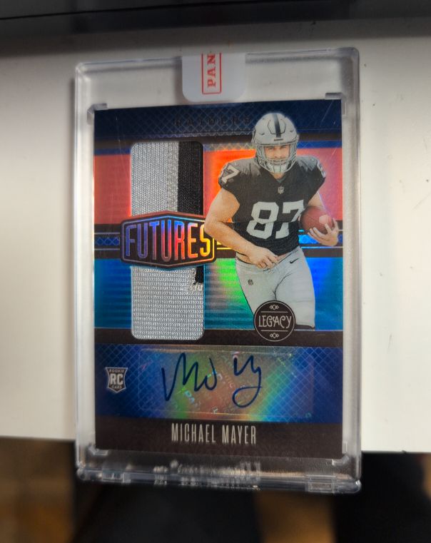 2023 Panini Legacy Futures Dual Patch Autographs #FDA-14 Michael Mayer — front