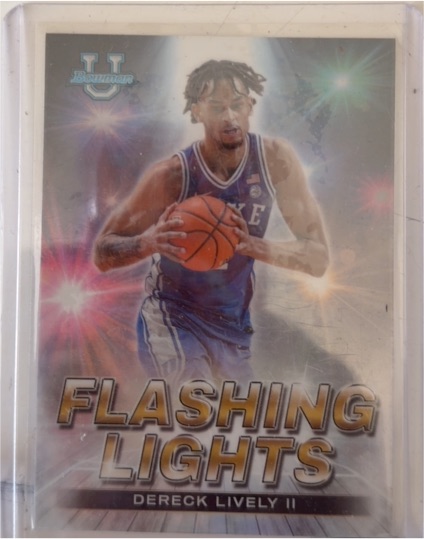 2022-23 Bowman University Best #FL-2 Dereck Lively II Flashing Lights — front