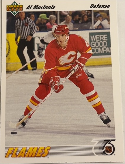 1991-92 Upper Deck #243 Al MacInnis — front
