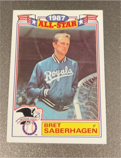 1988 Topps #10 Bret Saberhagen — front