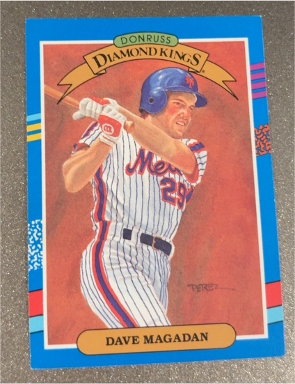 1991 Donruss Diamond Kings #17 Dave Magadan — front