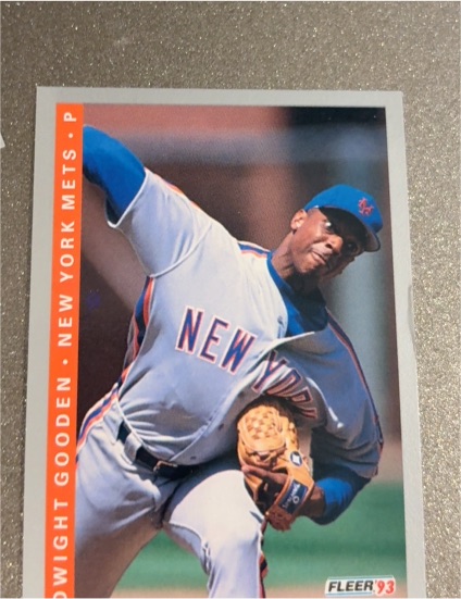 1993 Fleer #474 Dwight Gooden — front