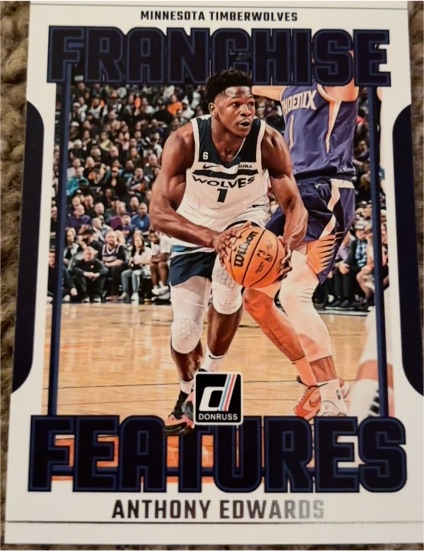 2023-24 Donruss Franchise Features #17 Anthony Edwards — front