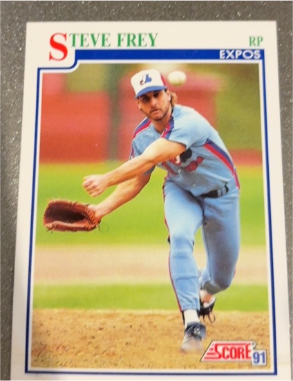 1991 Score #436 Steve Frey — front