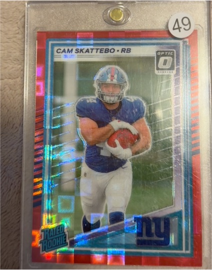 2025 Panini Donruss Optic #302 Cam Skattebo — front