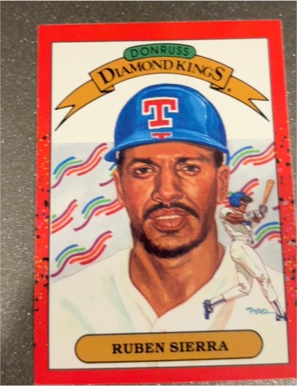 1990 Donruss Diamond Kings #3 Ruben Sierra — front