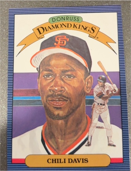 1986 Donruss Diamond Kings #6 Chili Davis — front