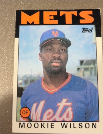 1986 Topps #315 Mookie Wilson — front