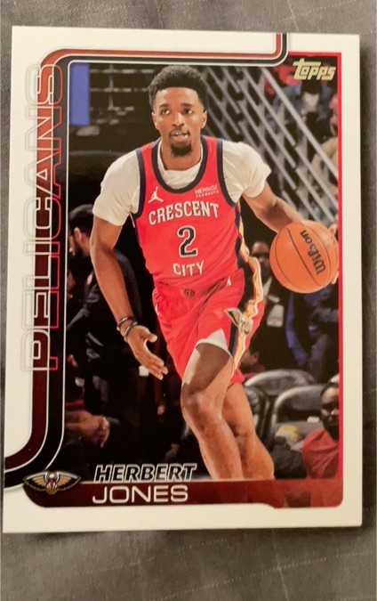 2025-26 Topps #189 Herbert Jones — front