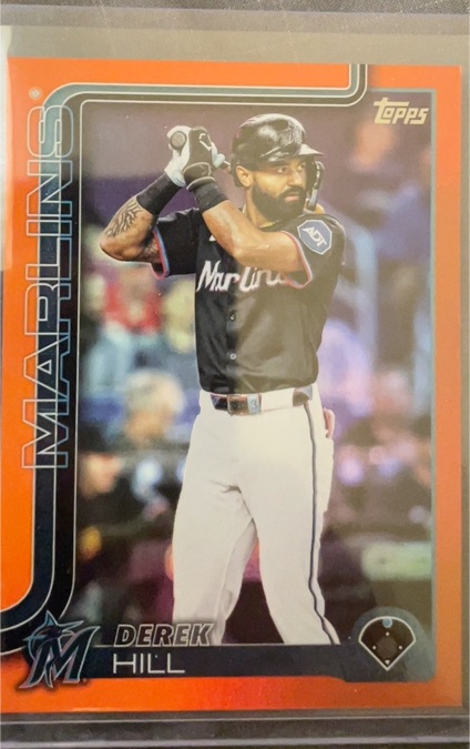 2025 Topps Update #US305 Derek Hill — front
