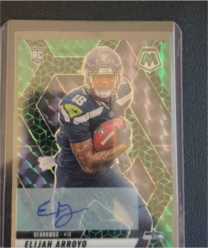 2025 Panini Mosaic Elijah Arroyo Rookie Card — front