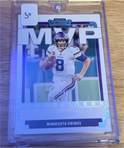 2022 Panini Contenders MVP Contenders #MVP-KCO Kirk Cousins — front