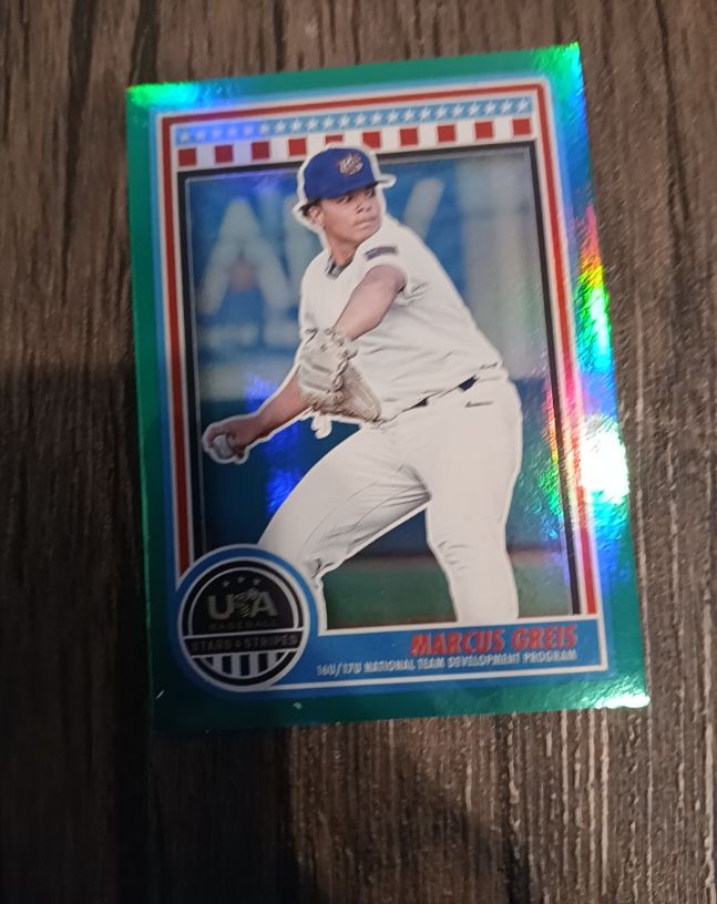 2025 Panini Stars and Stripes USA Baseball #160 Marcus Greis — front