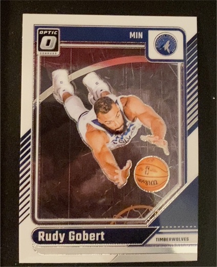 2024-25 Donruss Optic #222 Rudy Gobert — front