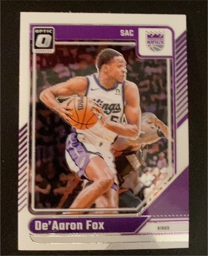 2024-25 Panini Donruss Optic #219 De'Aaron Fox — front
