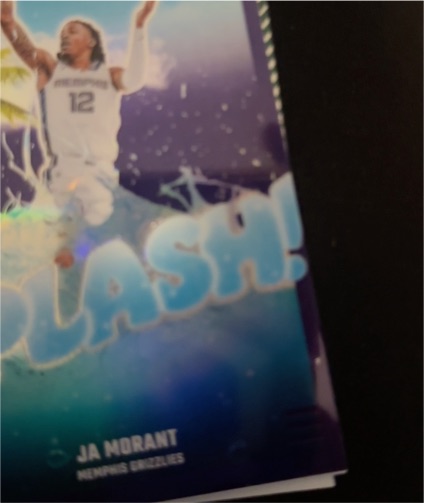 2024-25 Panini Donruss Optic Splash Purple Prizm #15 Ja Morant — front