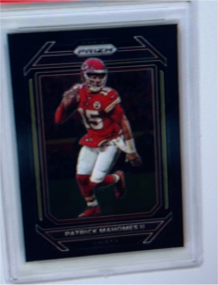 2022 Panini Chronicles Prizm Black #PB-3 Patrick Mahomes II — front