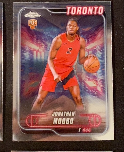 2024-25 Topps Chrome #194 Jonathan Mogbo — front