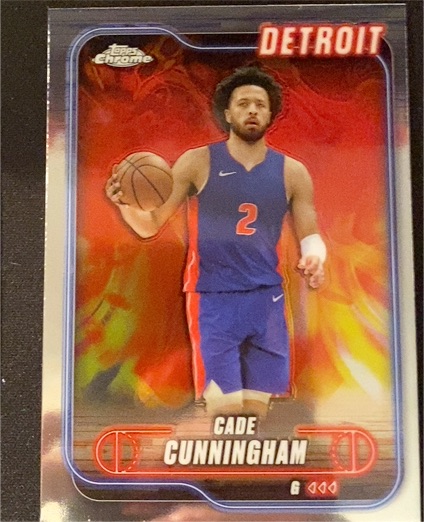 2024-25 Topps Chrome #18 Cade Cunningham — front