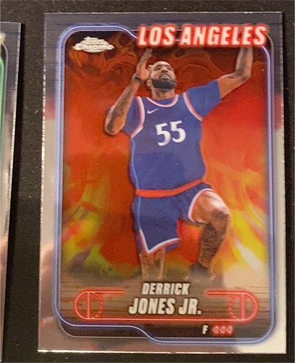 2024-25 Topps Chrome #177 Derrick Jones Jr. — front