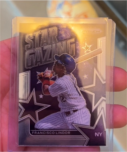 2022 Panini Prizm #SG-5 Francisco Lindor Star Gazing — front