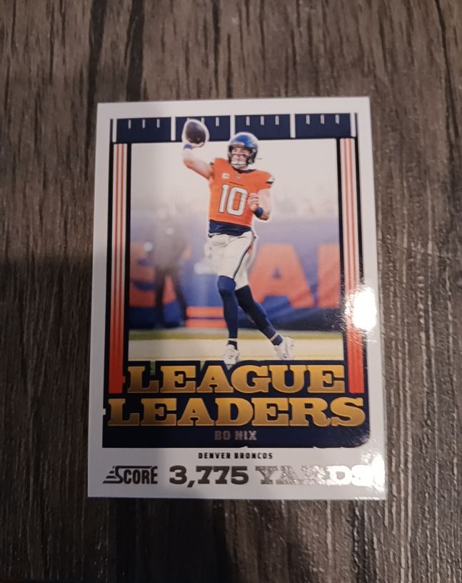 2025 Score #11 Bo Nix League Leaders — front