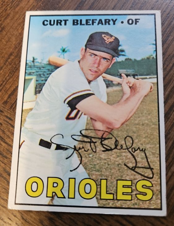1967 Topps #180 Curt Blefary — front