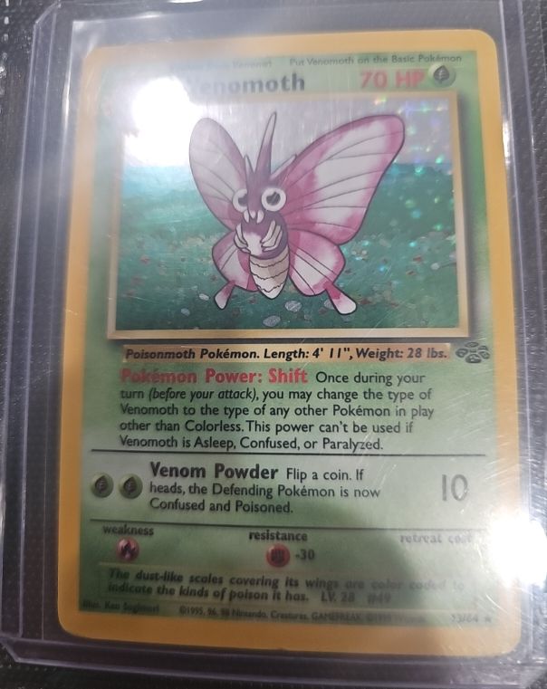 1999 Pokémon Jungle #13 Venomoth — front