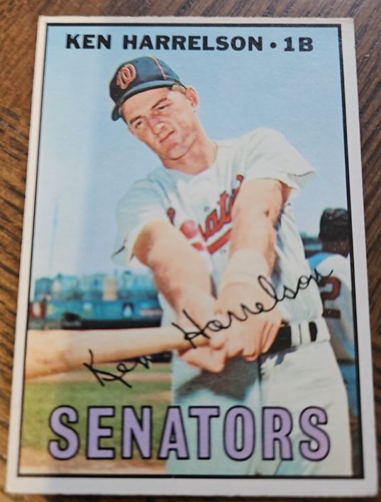 1967 Topps #188 Ken Harrelson — front