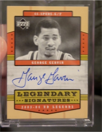 2003-04 Upper Deck Legends #LS-GG George Gervin — front