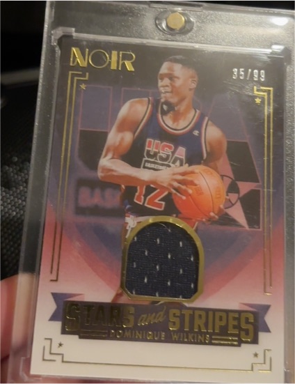 2023 Panini Noir Stars and Stripes Dominique Wilkins — front