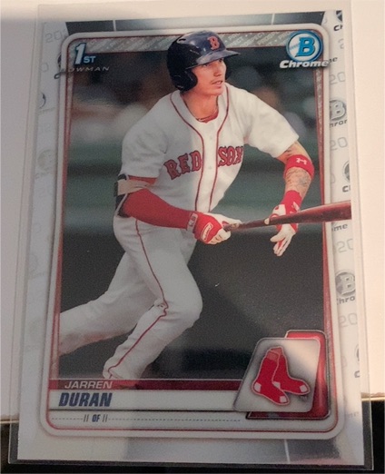 2020 Bowman Chrome Prospects #BCP-144 Jarren Duran — front