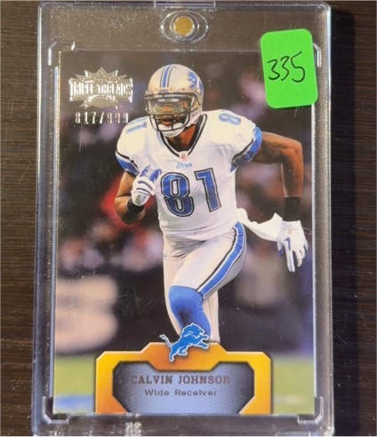 2010 Topps Triple Threads #TT-25 Calvin Johnson — front
