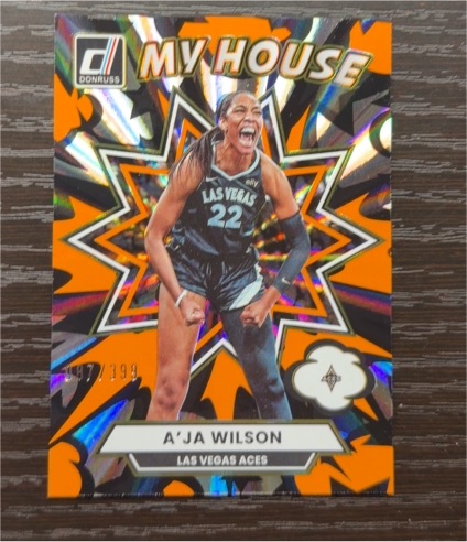 2025 Panini Donruss WNBA #5 A'ja Wilson My House Diamond — front