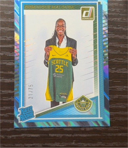 2025 Panini Donruss WNBA #89 Dominique Malonga Rated Rookie — front