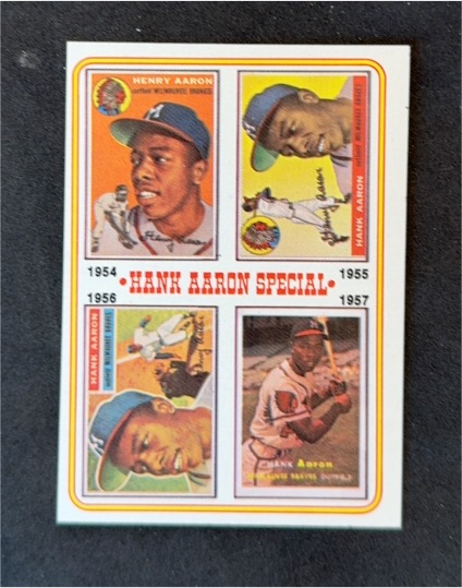 1974 Topps #2 Hank Aaron Special — front