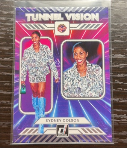 2025 Panini Donruss WNBA #11 Sydney Colson Tunnel Vision — front