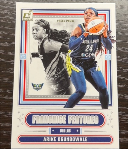 2025 Panini Donruss WNBA #3 Arike Ogunbowale Franchise Features — front