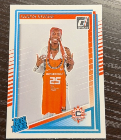 2025 Donruss WNBA #92 Saniya Rivers — front
